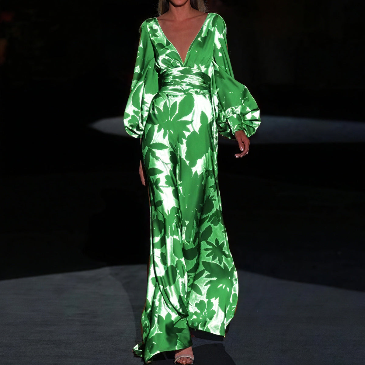 Long Dress – Soft Drape in Four Colours