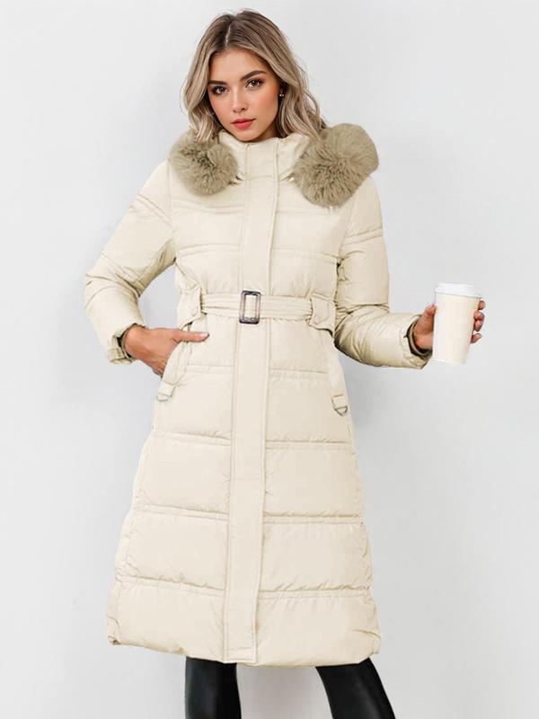LEYLA™ - Stylish Plush Coat with Waist Tie for Cozy Fall & Winter