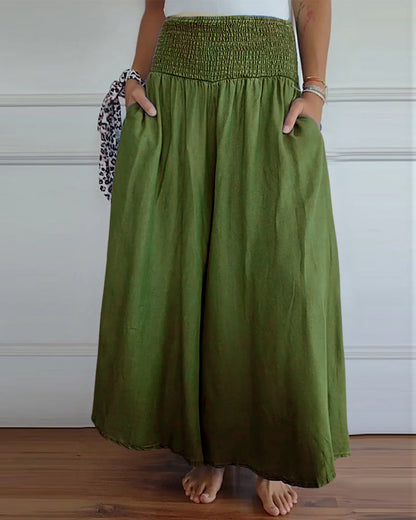 Reina - Comfortable Wide Trousers
