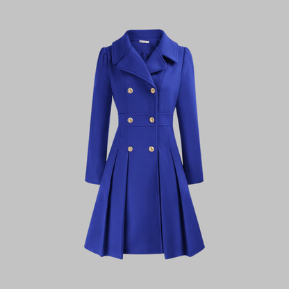 DAMI™ - Classy Double Button Long Sleeve Coat