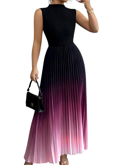 YZA™ – Elegant Ombre Sleeveless Evening Dress