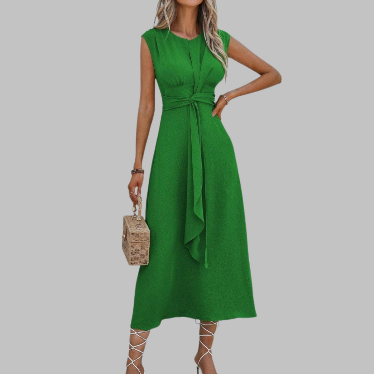 REESE™ - Elegant Sleeveless Round Neck Maxi Dress