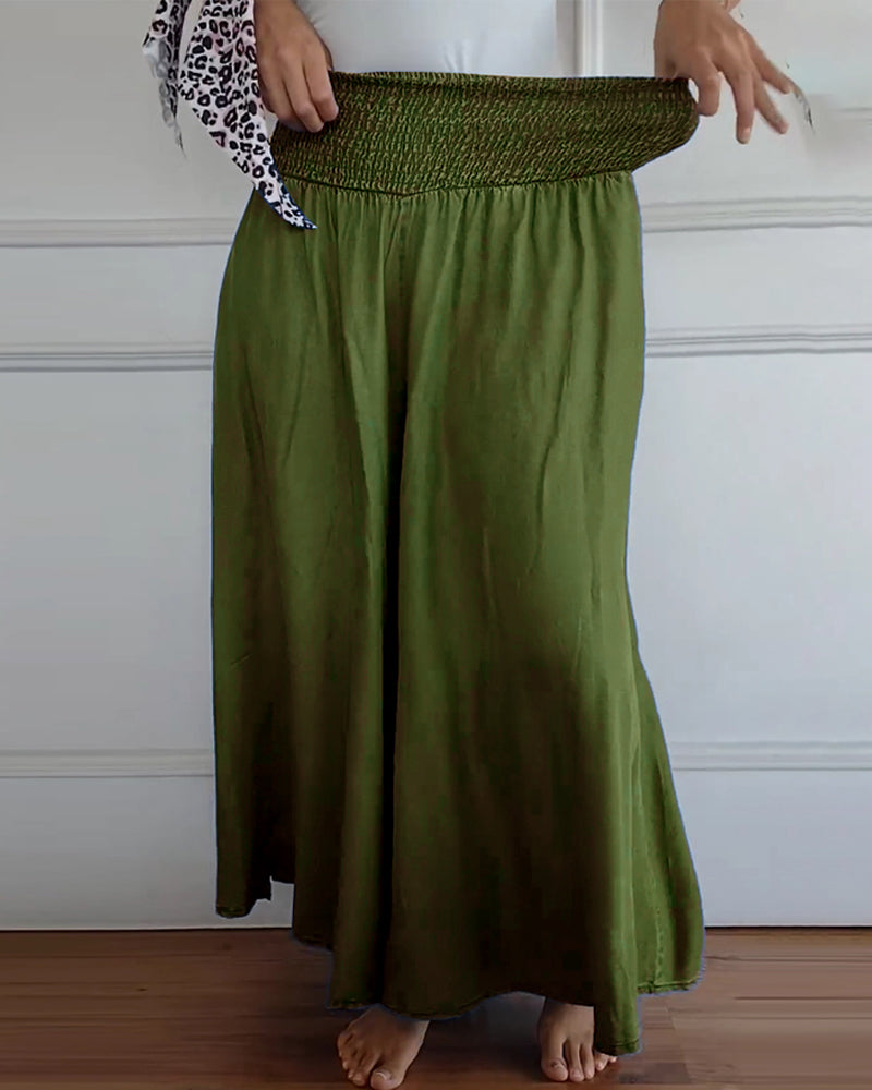 Reina - Comfortable Wide Trousers