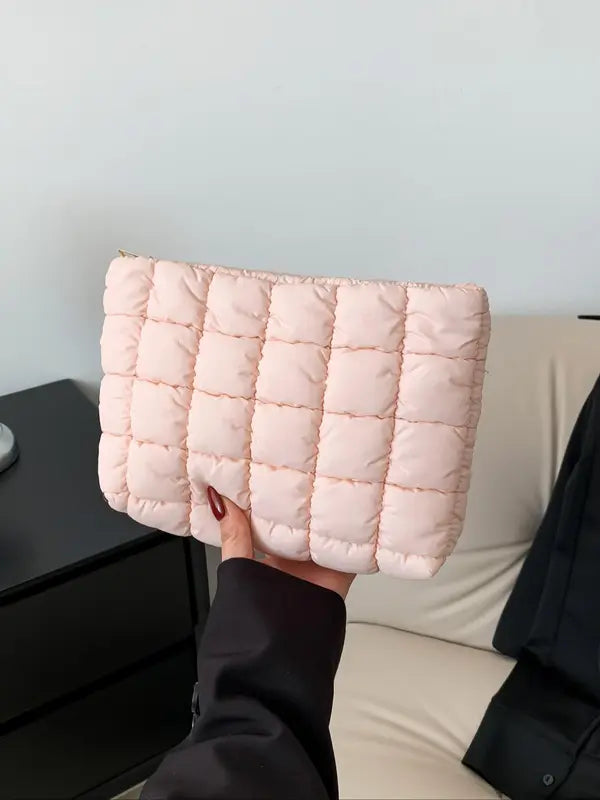 EMILY™ - Large Capacity Quilted Pouch Durable Zipper Travel Storage Bag