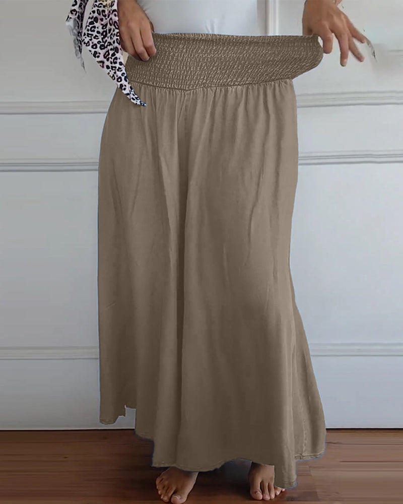 Reina - Comfortable Wide Trousers