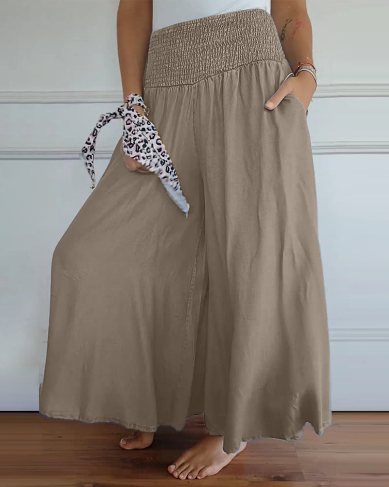 Reina - Comfortable Wide Trousers