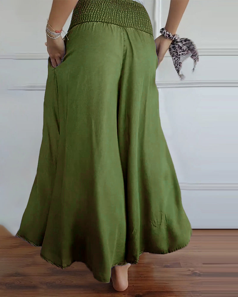 Reina - Comfortable Wide Trousers