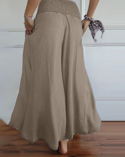 Reina - Comfortable Wide Trousers
