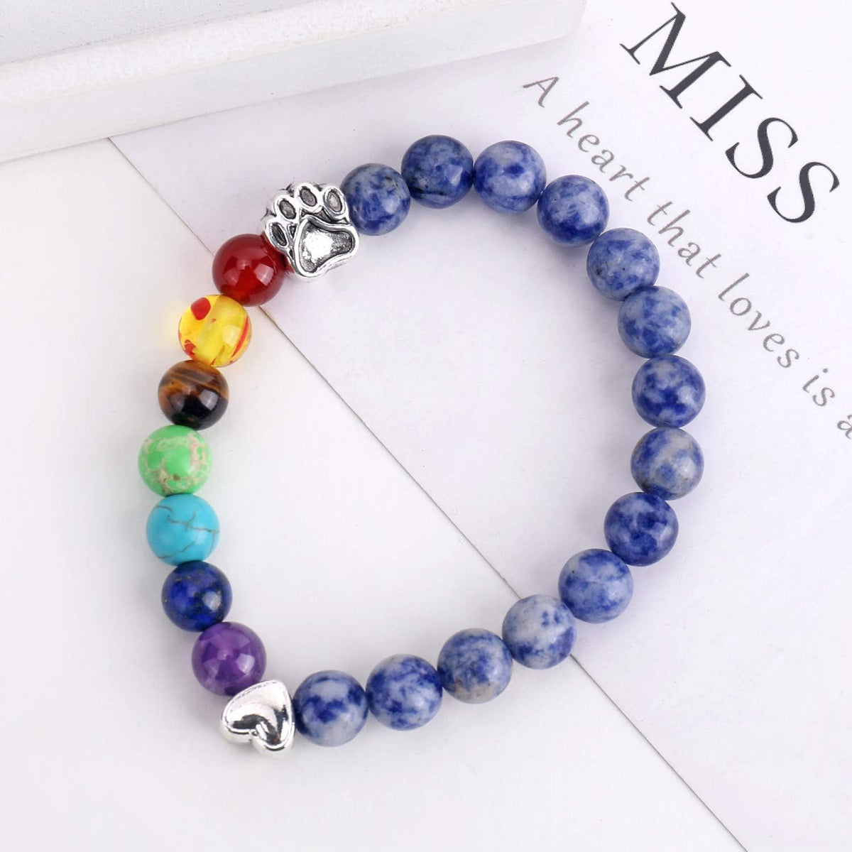 Rainbow Bridge Memorial Bracelet