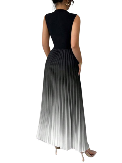 YZA™ – Elegant Ombre Sleeveless Evening Dress