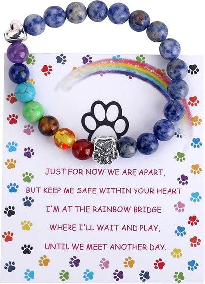 Rainbow Bridge Memorial Bracelet