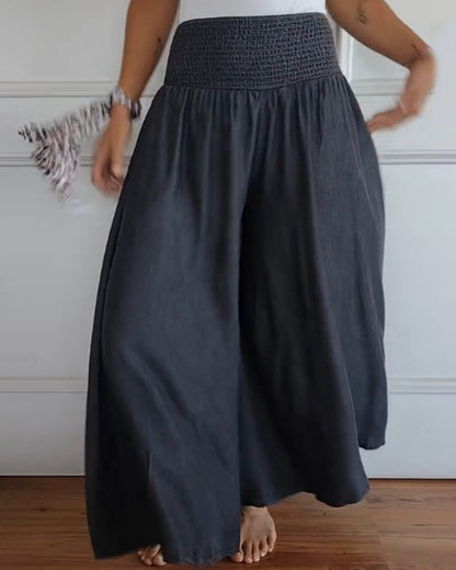 Reina - Comfortable Wide Trousers