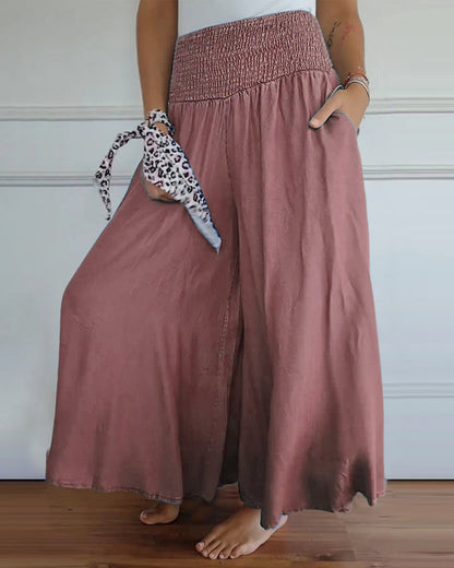 Reina - Comfortable Wide Trousers