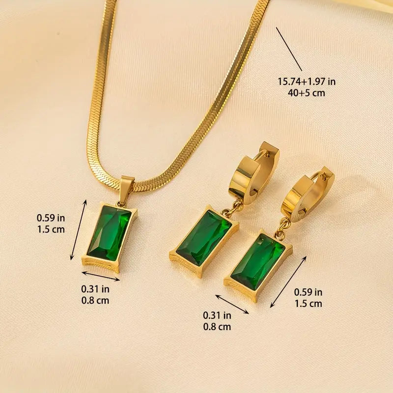 Lunara™ | gold jewellery set