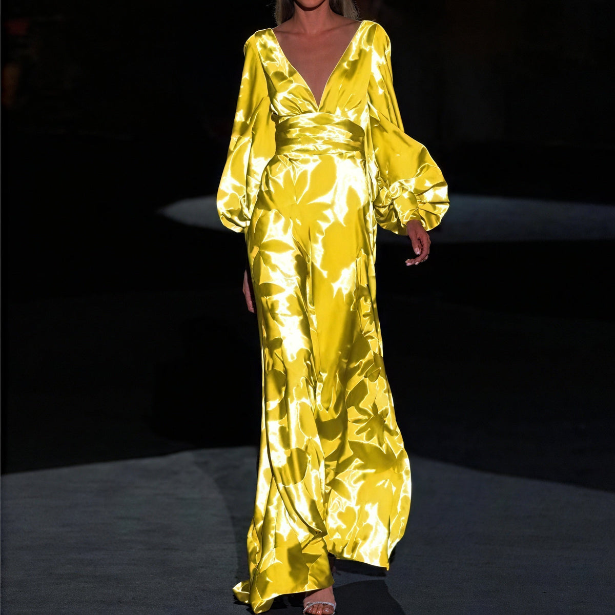 Long Dress – Soft Drape in Four Colours
