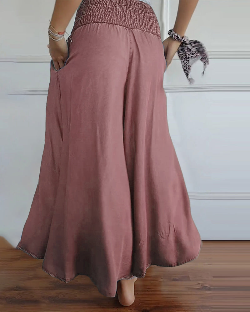 Reina - Comfortable Wide Trousers
