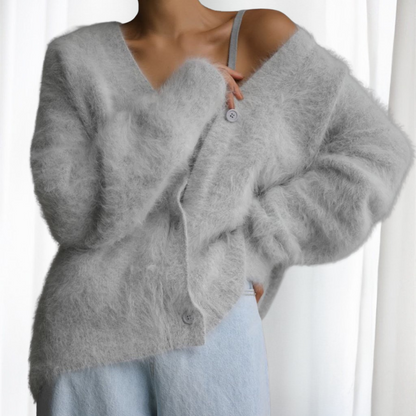 QUINCY™ - Comfy Button Front Drop Shoulder Cardigan