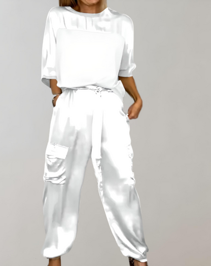 Finley - Silky Soft Cargo Lounge Set