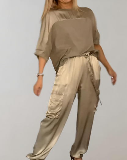 Finley - Silky Soft Cargo Lounge Set