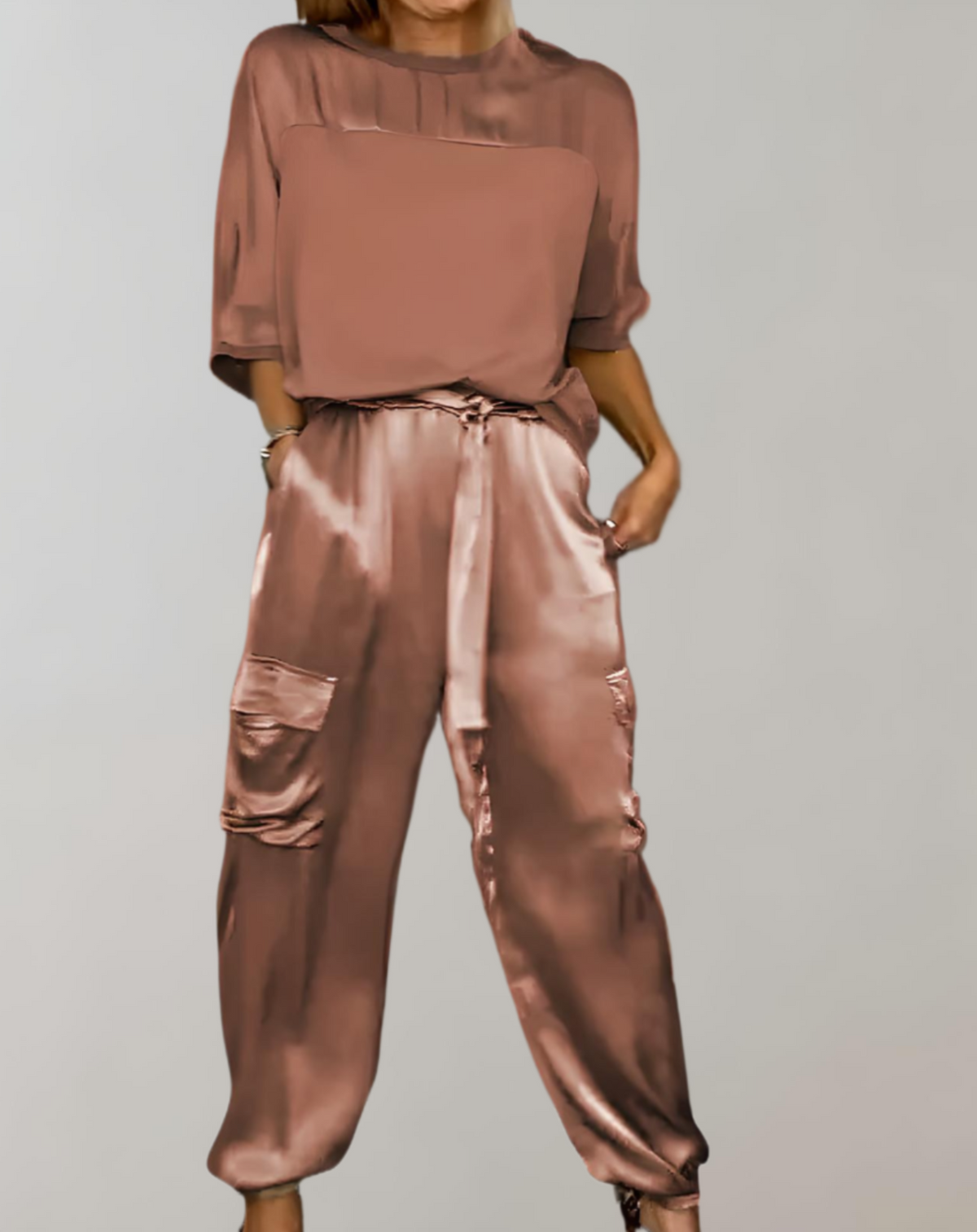 Finley - Silky Soft Cargo Lounge Set