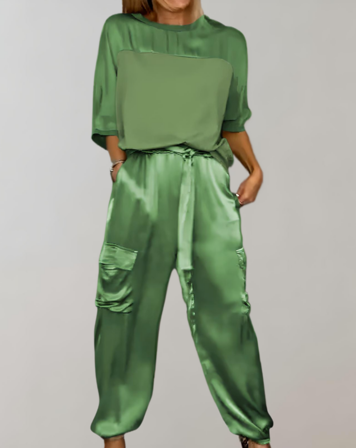 Finley - Silky Soft Cargo Lounge Set