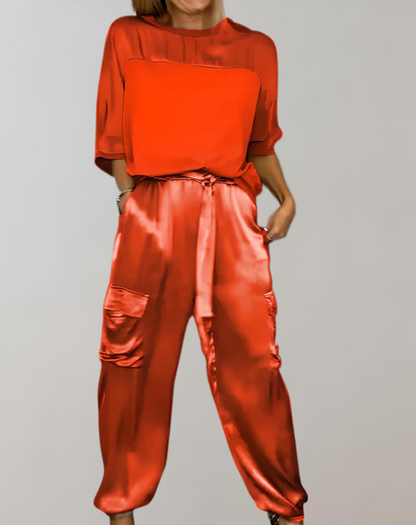 Finley - Silky Soft Cargo Lounge Set