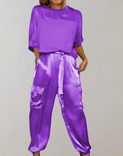 Finley - Silky Soft Cargo Lounge Set