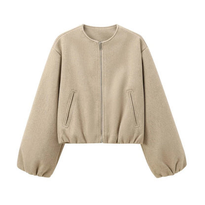 ARMINDA™ – Casual Balloon Sleeve Jacket