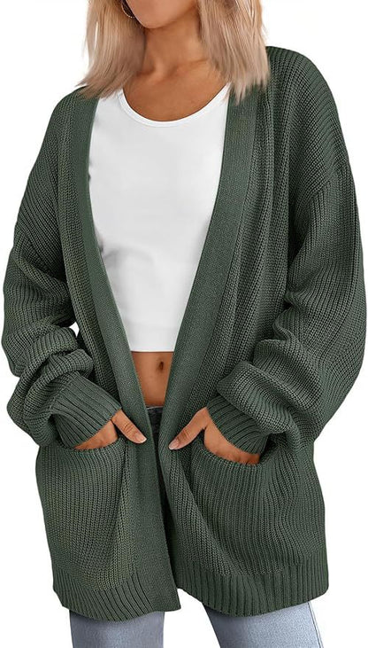 HANSEL™ - Lightweight Loose V-Neck Cardigan