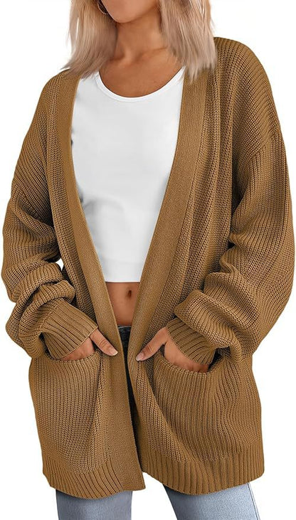 HANSEL™ - Lightweight Loose V-Neck Cardigan