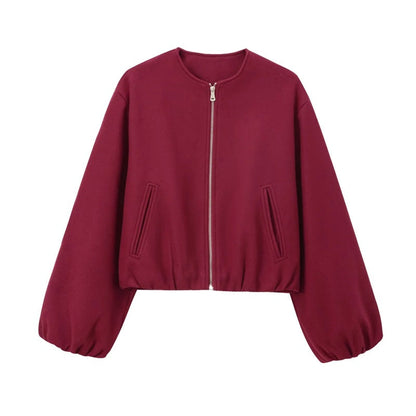 ARMINDA™ – Casual Balloon Sleeve Jacket