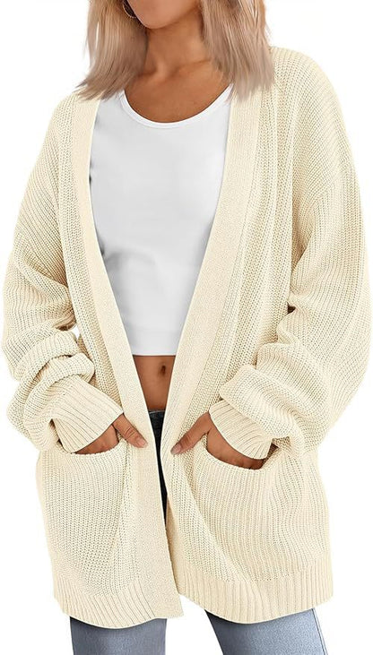 HANSEL™ - Lightweight Loose V-Neck Cardigan