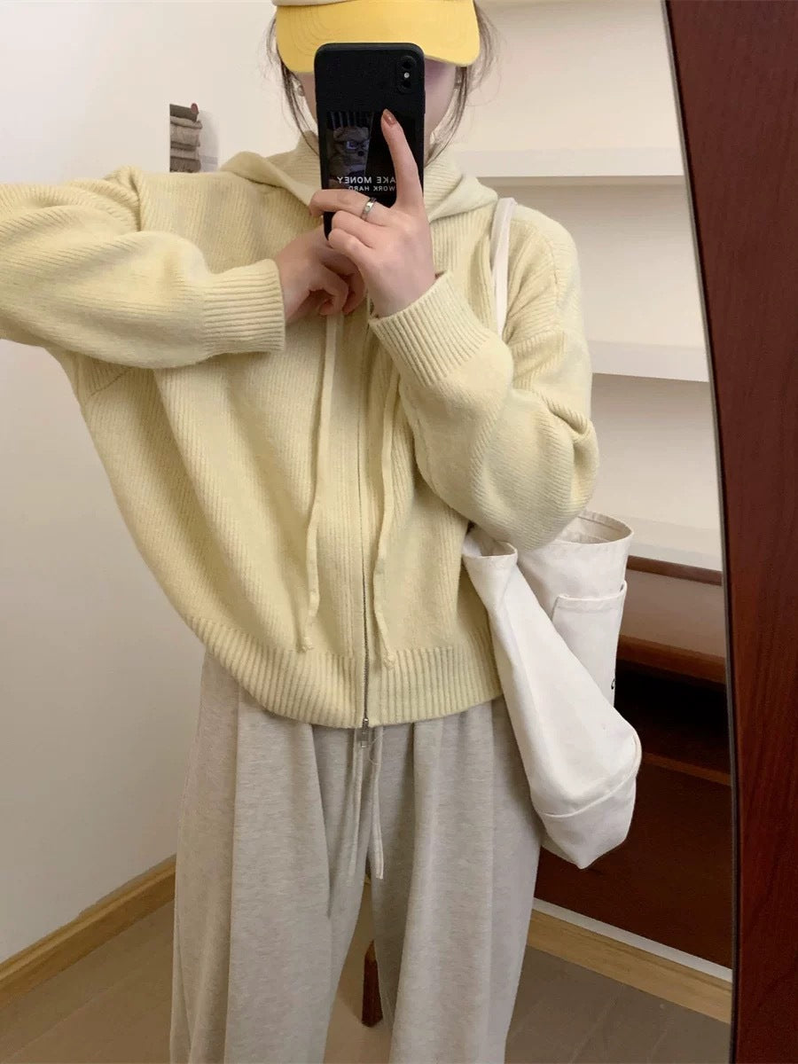 ARLENE™ – Cozy Long Sleeve Hooded Cardigan