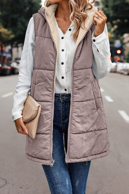 MISHELLE™ - Reversible Warm Hooded Vest