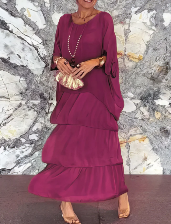 Lara – Elegant Flowing Maxi Dress