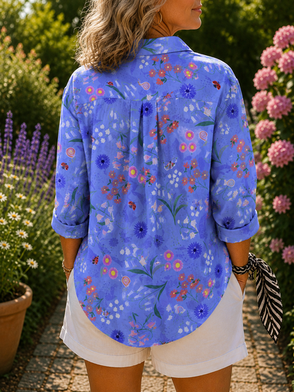 Felicia | Flower Meadow Blouse