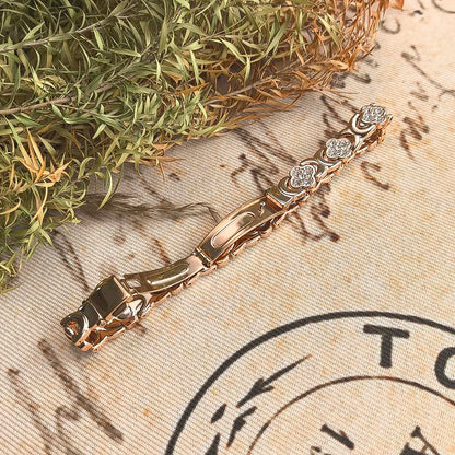 MONIQUE™ - Elegant Magnetic Copper Bangle