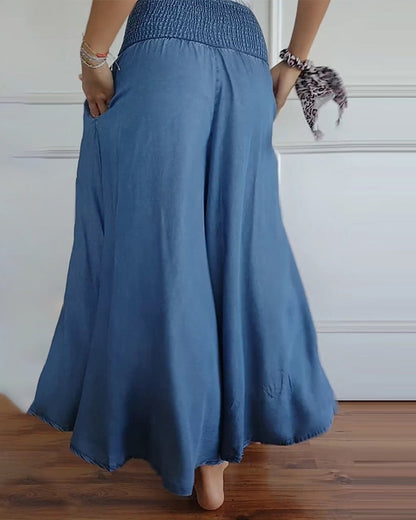 Reina - Comfortable Wide Trousers