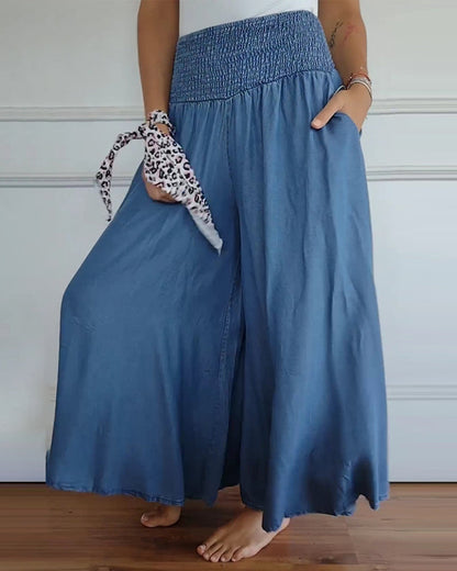 Reina - Comfortable Wide Trousers