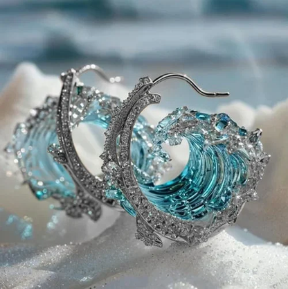 Earrings with the Spirit of the Sea