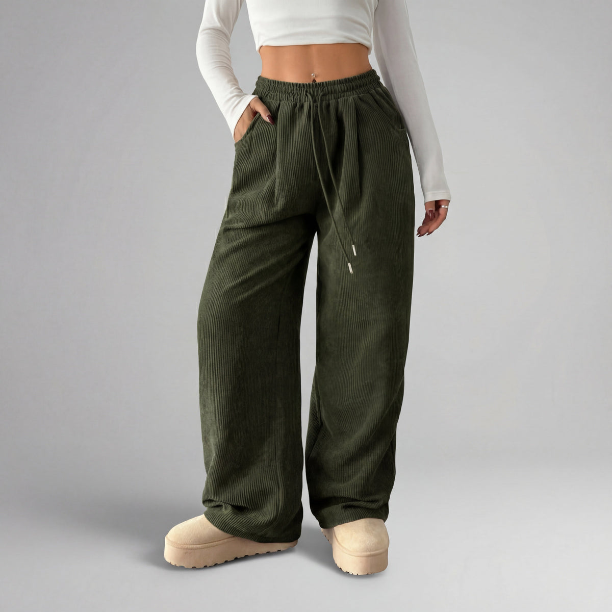 TABITHA™ – Cozy Loose-Fitting Drawstring Trousers