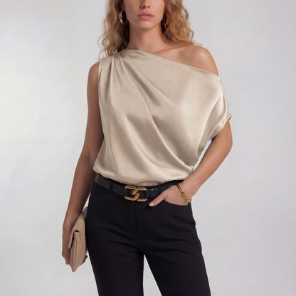 CAMILLA™ – Chic Casual One Shoulder Blouse